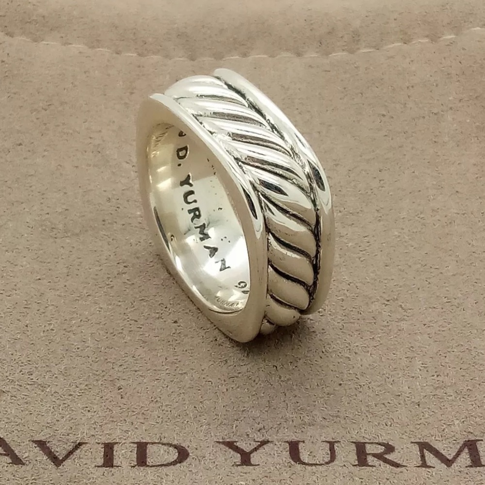 💢SOLD 🛑David Yurman Narrow SS Sculpted Cable - Picture 5 of 8